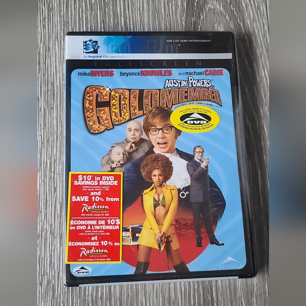Austin Powers Gold Member DVD 📀